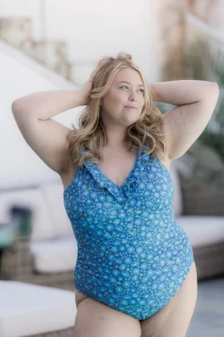 Milano Badedrakt - Mørkeblå - Daisy