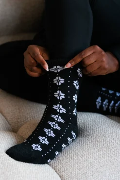 Randsfjord sokker m/ull 2 pk - Svart