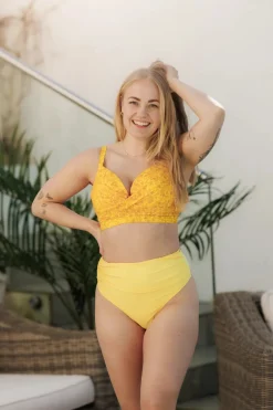 Roma bikinitopp - Gul - Meadow