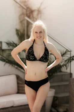 Ruffles Bikinitruse - Svart