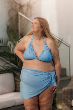 Sardinia Sarong - Lyseblå