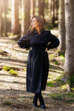 Siri Trenchcoat - Black Onyx