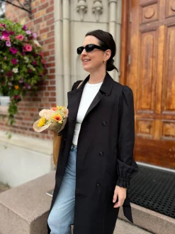 Siri Trenchcoat - Black Onyx