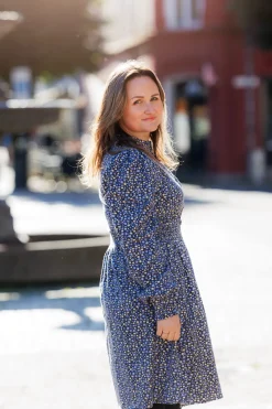 Solveig kjole - Blå