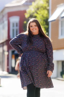 Solveig kjole - Mørk blå