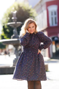 Solveig kjole - Mørk blå