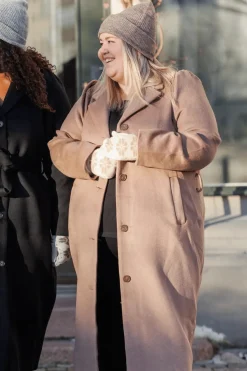 Sophie Ullkåpe lang - Beige