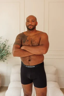 Vegard Boksershorts long 2 pk - Svart/svart