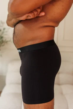 Vegard Boksershorts long 2 pk - Svart/svart